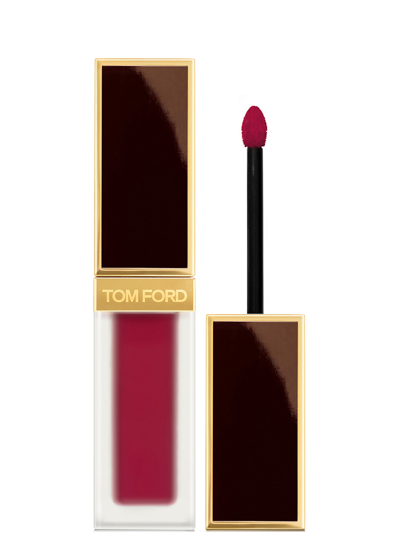 Shop Tom Ford Liquid Lip Luxe Matte, Lipstick, Mindblown, Long-lasting, Transfer-resistant, Black Rose Oi In 125 Mindblown