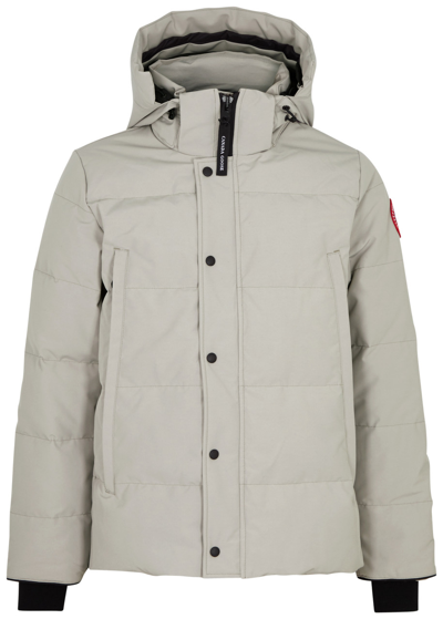 Shop Canada Goose Wyndham Quilted Arctic-tech Parka In Beige