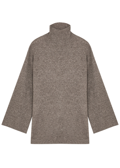 Shop By Malene Birger Camira Wool-blend Jumper In Grey