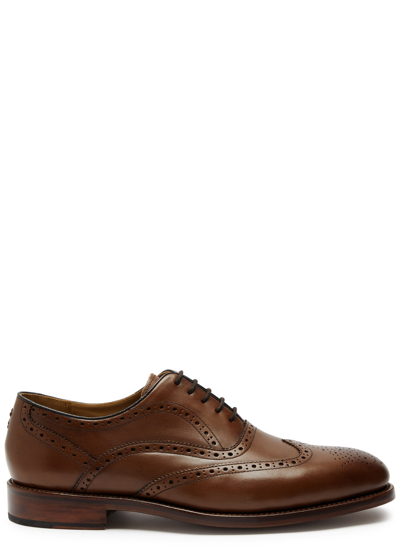 Shop Oliver Sweeney Aldeburgh Leather Oxford Brogues In Brown
