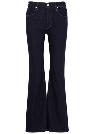 Shop Citizens Of Humanity Isola Flared-leg Jeans In Indigo