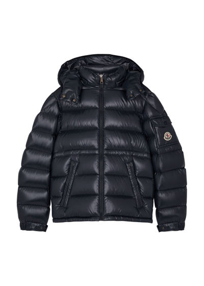 Shop Moncler Kids Maire Quilted Shell Jacket In Navy