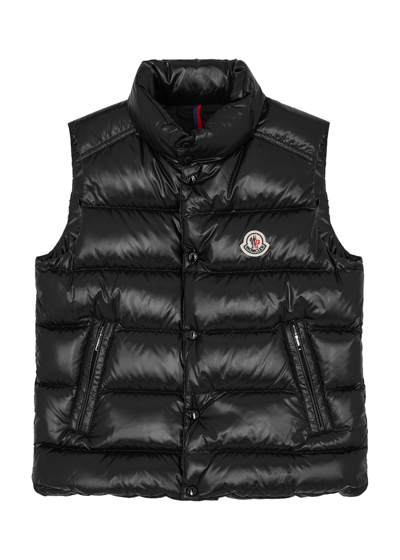 Shop Moncler Kids Tib Quilted Shell Gilet (8-10 Years) In Black