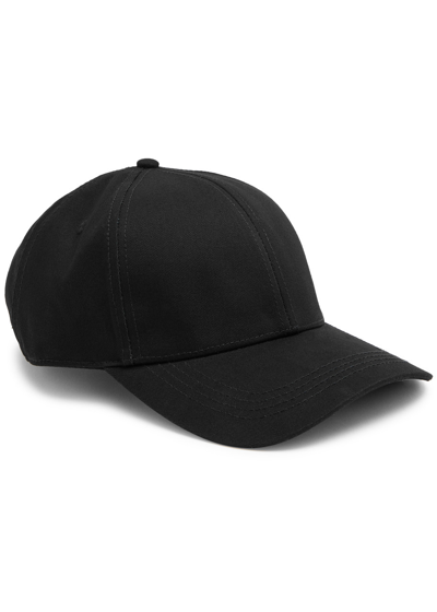 Shop Alpha Tauri Avisu Cotton Cap In Black