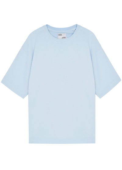 Shop Colorful Standard Oversized Cotton T-shirt In Light Blue