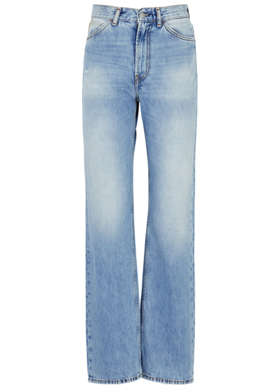 Shop Acne Studios 1977 Vintage Straight-leg Jeans In Light Blue