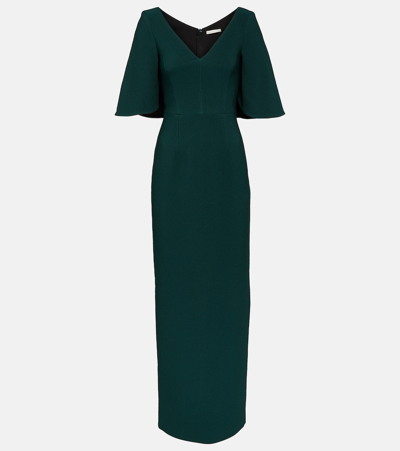 Shop Emilia Wickstead Dareen Gown In Green