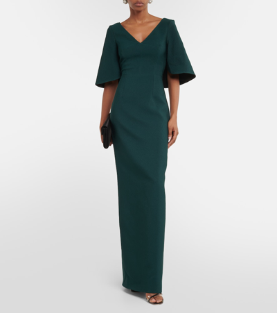 Shop Emilia Wickstead Dareen Gown In Green