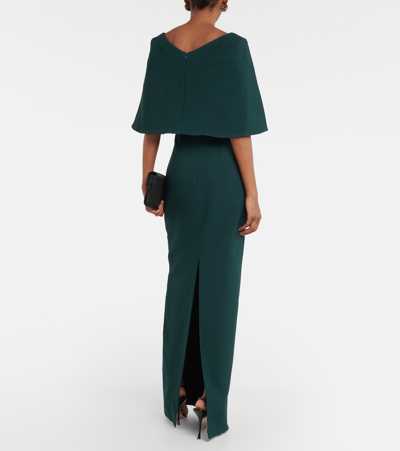 Shop Emilia Wickstead Dareen Gown In Green