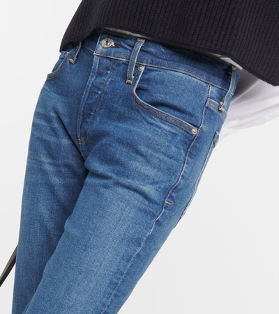 Shop Citizens Of Humanity Emerson Low-rise Slim Jeans In Blue