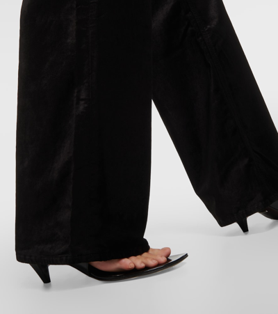 Shop Citizens Of Humanity Paloma High-rise Wide-leg Jeans In Black