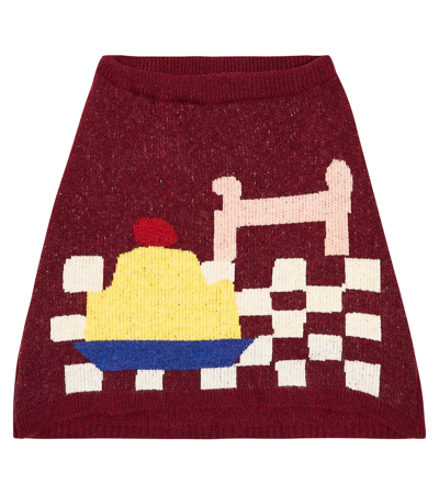 Bobo Choses Yummy Cake Knitted Skirt In Multicoloured