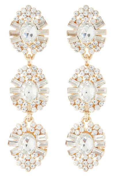 Shop Cara Crystal Linear Drop Earrings