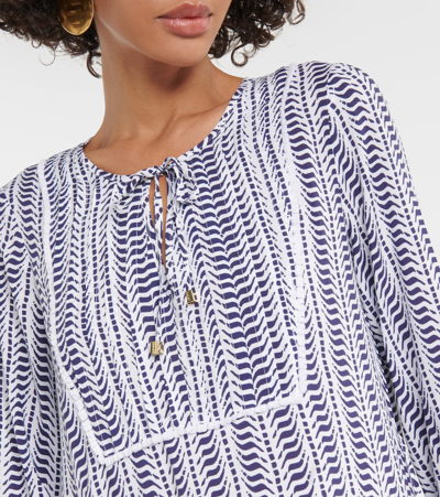 Shop Heidi Klein Indigo Urchin Tunic In Blue