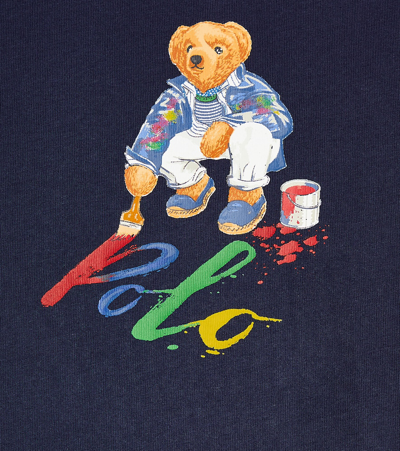 Shop Polo Ralph Lauren Baby Polo Bear Cotton Jersey T-shirt In Cr23 Nwprt Nvy Color Shop Bear