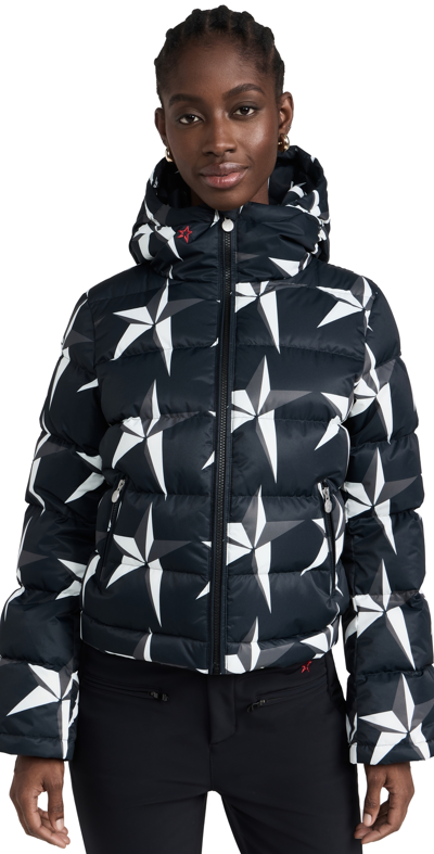 Shop Perfect Moment Polar Flare Ii Jacket Star Print Black