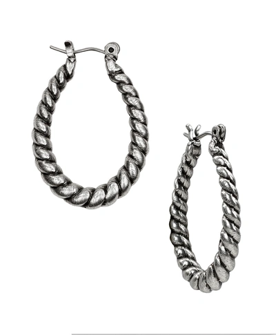 Shop Patricia Nash Twisted Rope Hoop Earrings