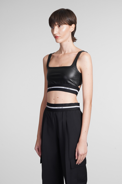 Shop Helmut Lang Topwear In Black Polyester