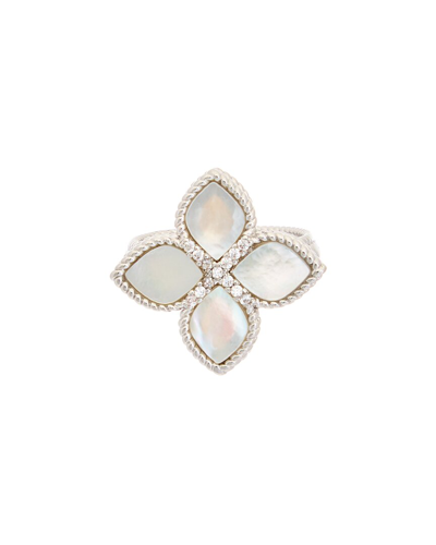 Shop Juvell 18k Plated Pearl Cz Ring