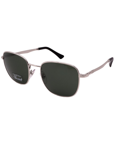 Shop Persol Unisex Po2497s 52mm Sunglasses In Silver