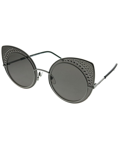 Shop Marc Jacobs Women's Cat-eye 62mm Sunglasses In Silver