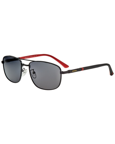 Shop Breed Bertha Men's Bsg067c1 55mm Polarized Sunglasses In Black