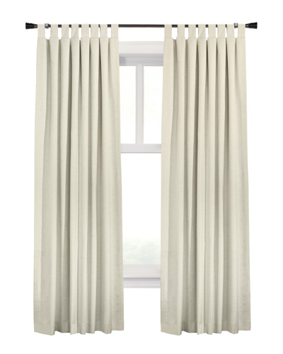 Shop Thermaplus Ventura Set Of 2 Blackout Tab Top 52x95 Curtain Panels In Beige
