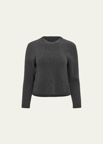 Shop Altuzarra Neale Cashmere-blend Sweater In Iron Melange