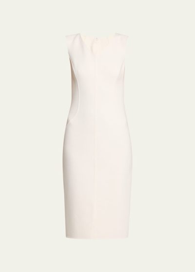 Shop Michael Kors Boucle Sheath Dress In White