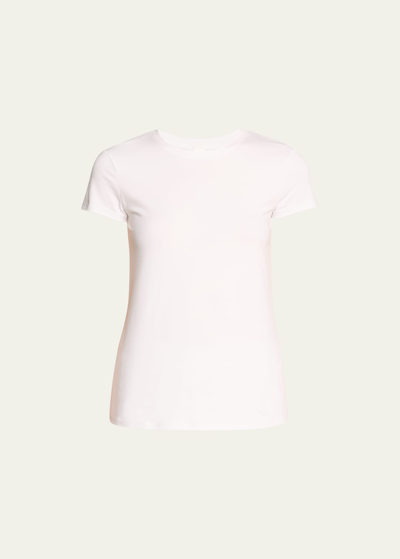 Shop Alo Yoga Finesse Alosoft Performance Tee In White