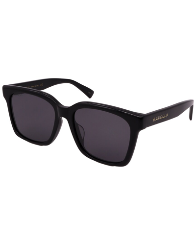 Shop Gucci Men's Gg1175sk 56mm Sunglasses In Black