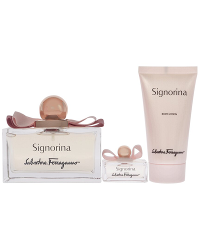 Shop Ferragamo Women's Signorina Edp 3pc Gift Set
