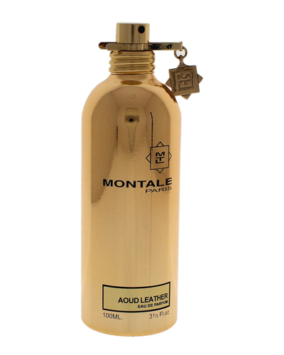 Shop Montale Unisex 3.4oz Aoud Leather Edp Spray