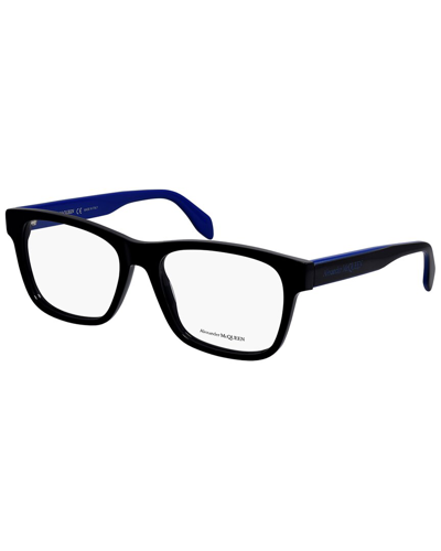 Shop Alexander Mcqueen Unisex Am0307o 55mm Optical Frames In Black