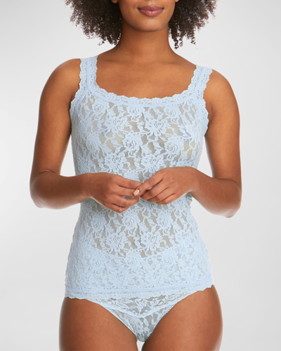 Shop Hanky Panky Signature Lace Classic Cami In Partly Cloudy