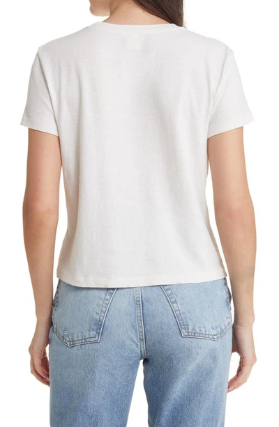 Re/done Classic Tee Surfers Paradise In Vintage White