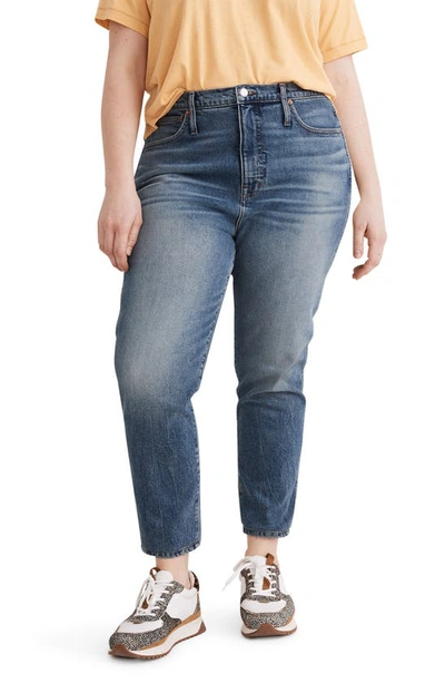 Madewell Rivet & Thread High Rise Stovepipe Jeans In Keyes Wash