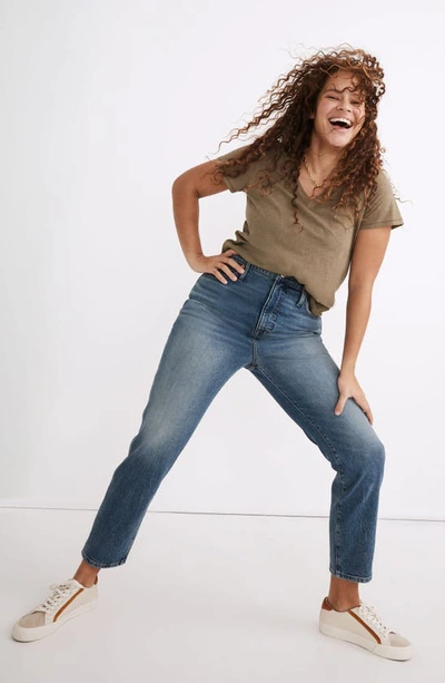 MADEWELL RIVET & THREAD HIGH RISE STOVEPIPE JEANS 