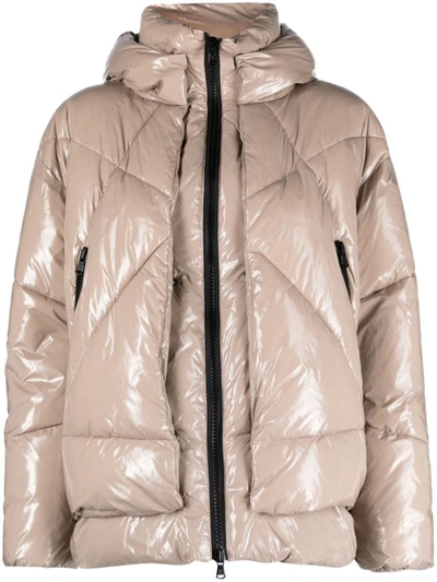 Shop Canadian Club Eugenie Down Jacket In Brown