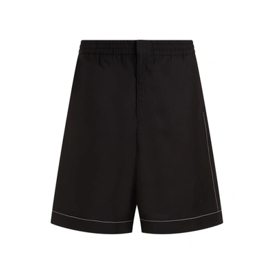 Shop Prada Short Pants In Black