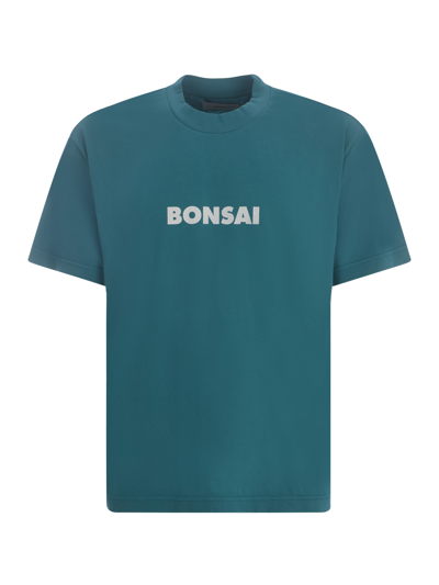 Shop Bonsai T-shirt  In Verde Petrolio