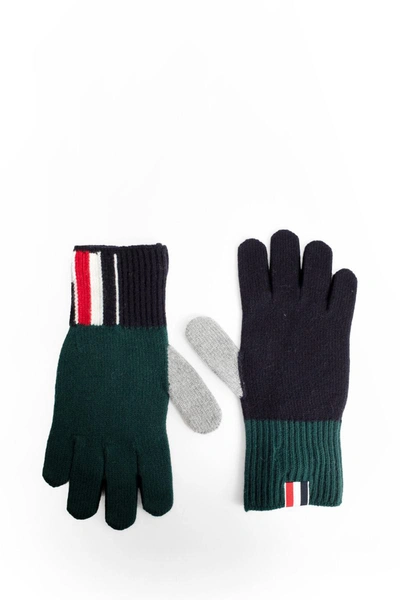 Shop Thom Browne Gloves In Green