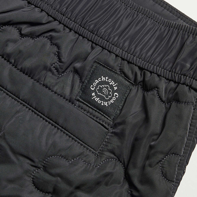 Coach Topia Loop Quilted Cloud Pants In Black