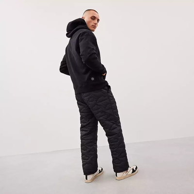 Coach Topia Loop Quilted Cloud Pants In Black