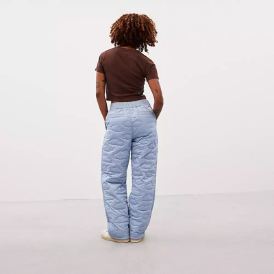 Coach Topia Loop Quilted Cloud Pants In Twilight