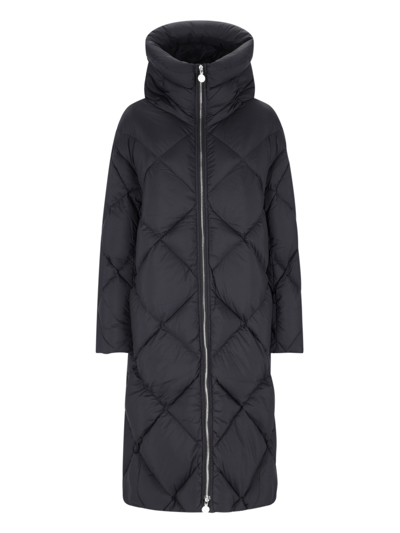 Ienki Ienki Rowena" Long Down Coat In Black  
