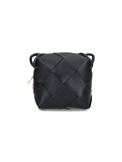 Shop Bottega Veneta 'cassette' Mini Bag In Black  