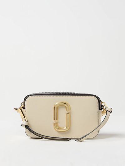 Marc Jacobs The Snapshot Cloud White Multi Leather Camera Bag In White