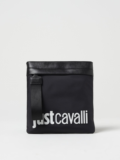 Shop Just Cavalli Shoulder Bag  Men Color Black In Schwarz