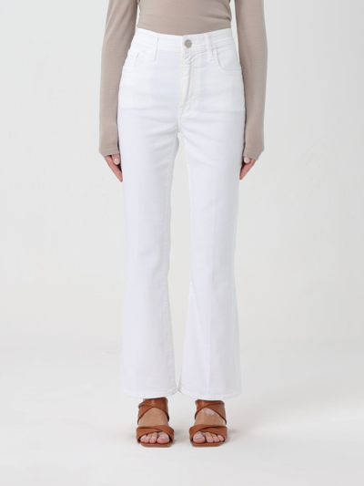 Shop Jacob Cohen Jeans  Woman Color White